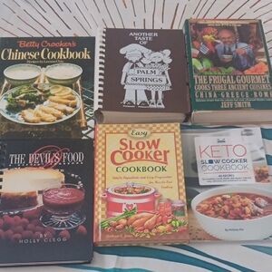 Assorted Cookbook Collection